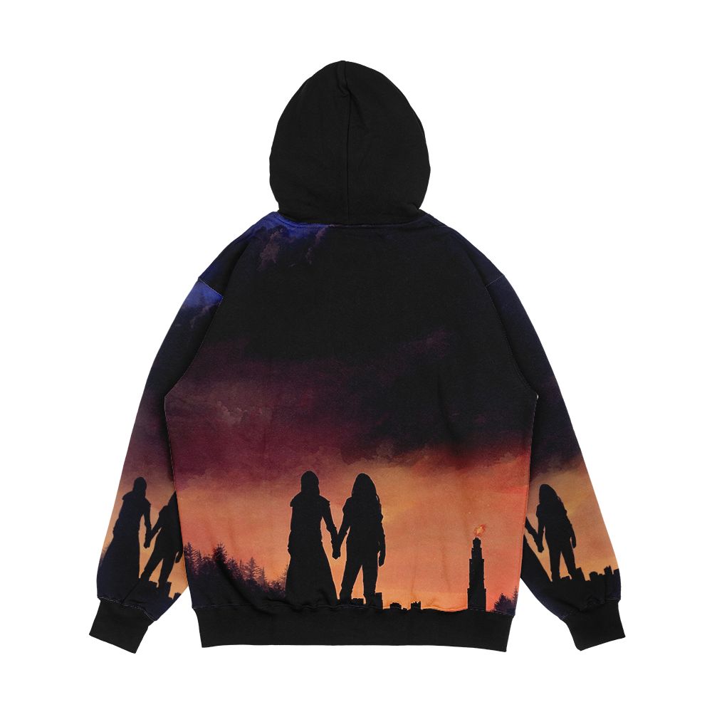 Earth Meets The Sky Men's All-Over-Print Hoodie - Image 2