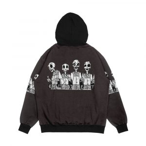 Alternative view of Eat It Eat It Eat It Men's All-Over-Print Hoodie