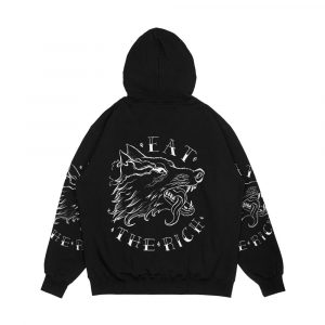 Alternative view of Eat The Rich Men's All-Over-Print Hoodie