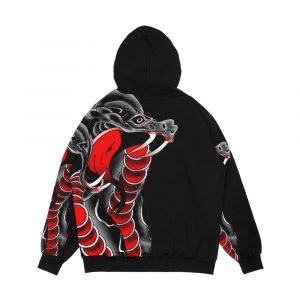 Alternative view of Ed Hardy Style Snake Men's All-Over-Print Hoodie