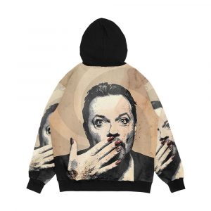 Alternative view of Eddie Izzard Men's All-Over-Print Hoodie