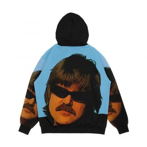 Alternative view of Eddie Meduza Men's All-Over-Print Hoodie