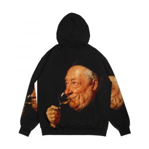 Alternative view of Eduard Von Gr tzner Monk Chilling Men's All-Over-Print Hoodie
