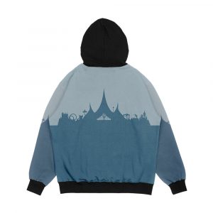 Alternative view of Efteling Shilloutte Men's All-Over-Print Hoodie