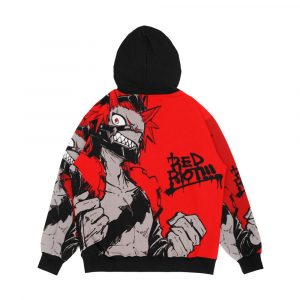 Alternative view of Eijiro Kirishima Men's All-Over-Print Hoodie