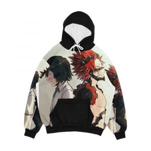 Eijiro Kirishima Red Riot Men's All-Over-Print Hoodie