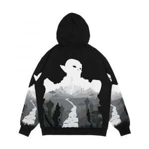 Alternative view of Elder Scrolls Morrowind Men's All-Over-Print Hoodie