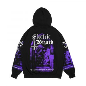 Alternative view of Electric Wizard Legalise It Men's All-Over-Print Hoodie