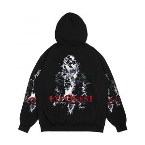 Alternative view of Elfquest Darkwoods Cutter Men's All-Over-Print Hoodie