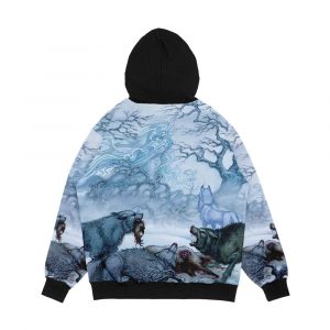 Alternative view of Elfquest Wolf Mother Timmain Men's All-Over-Print Hoodie