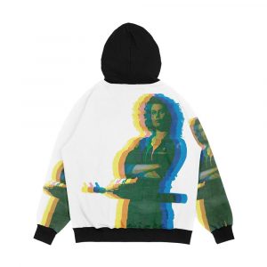 Alternative view of Ellen Ripley Bringing The 70 s Back 2 0 Men's All-Over-Print Hoodie