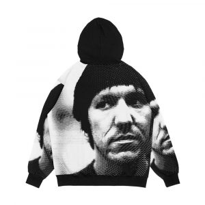 Alternative view of Elliott Engraving Tribute Men's All-Over-Print Hoodie