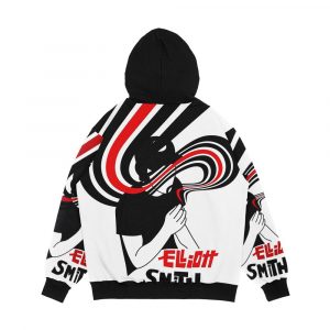 Alternative view of Elliott Smith Either 8 Men's All-Over-Print Hoodie