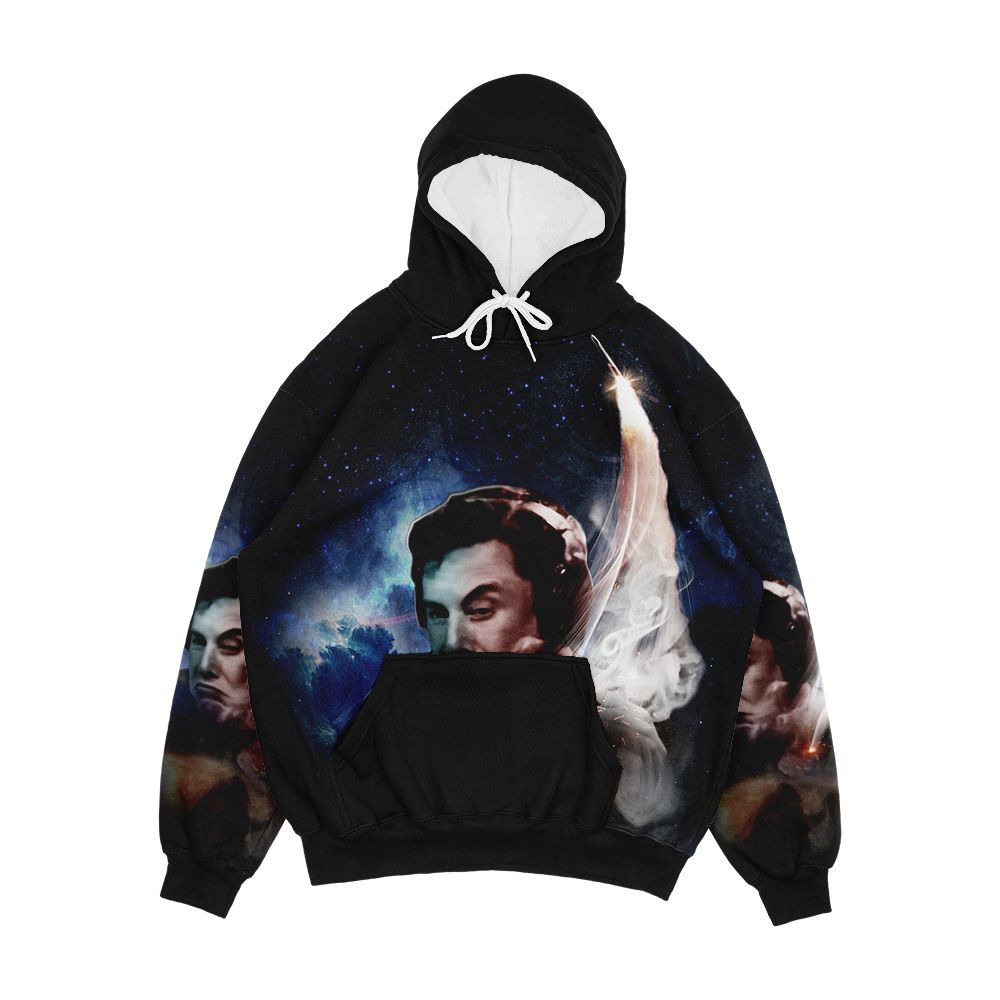 Elon Musk Blast Off Men's All-Over-Print Hoodie