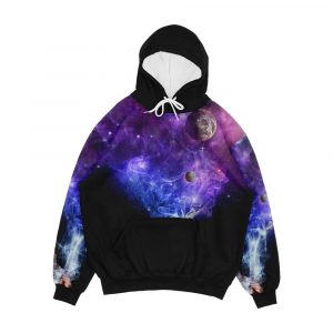 Elon Musk Smokes The Universe Men's All-Over-Print Hoodie