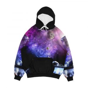 Elon Musk Smoking Space Weed On His Tesla Roadster Men's All-Over-Print Hoodie