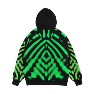 Alternative view of Emerald Diamonds Men's All-Over-Print Hoodie