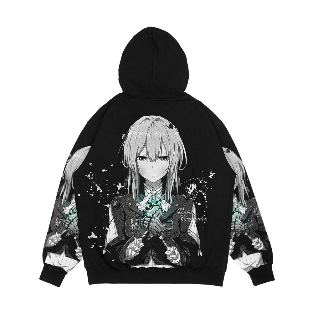 Emerald Green Eyes Men's All-Over-Print Hoodie - Image 2