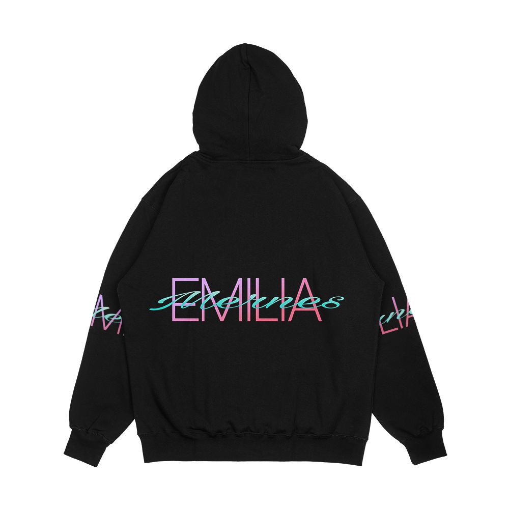 Emilia Mernes Merch Men's All-Over-Print Hoodie - Image 2