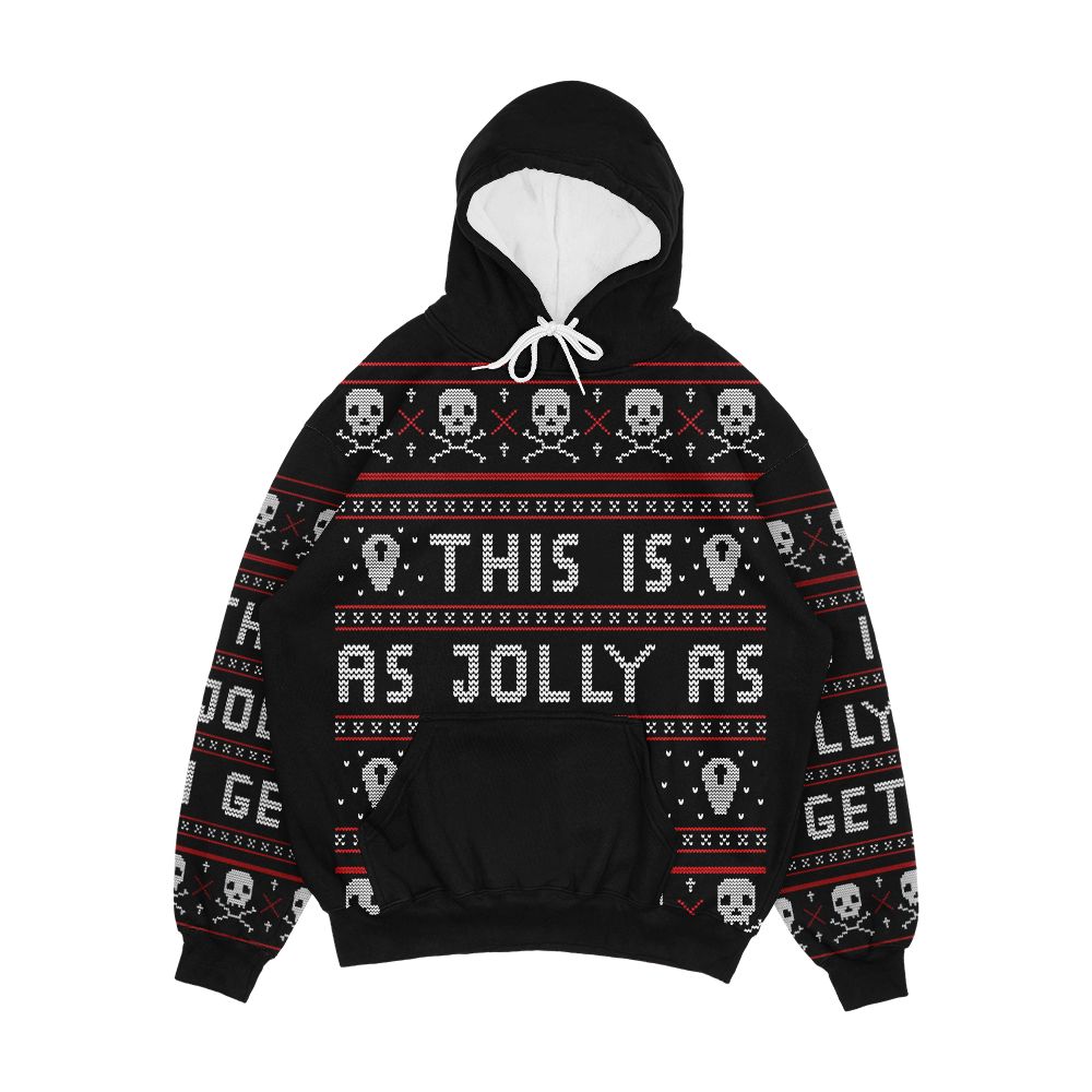 Emo Gothic Ugly Christmas Sweater Men's All-Over-Print Hoodie