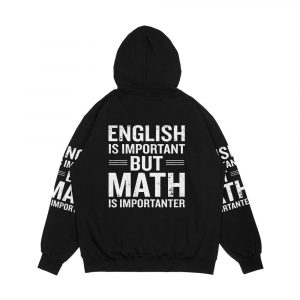 Alternative view of English Is Important But Math Is Importanter Funny Men's All-Over-Print Hoodie