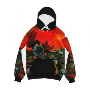 Enki Bilal French Art Men's All-Over-Print Hoodie