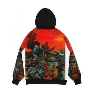 Alternative view of Enki Bilal French Art Men's All-Over-Print Hoodie