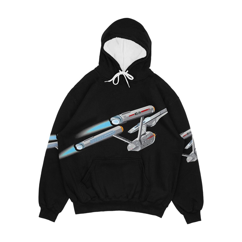 Enterprise Classic Men's All-Over-Print Hoodie