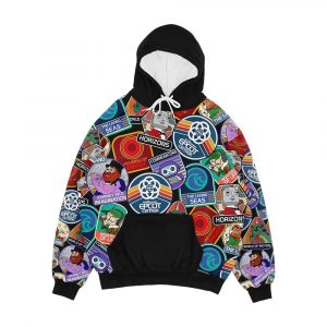Epcot Center Badges Men's All-Over-Print Hoodie