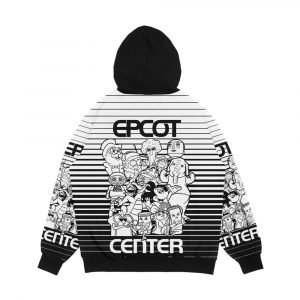 Alternative view of Epcot Center Memories Men's All-Over-Print Hoodie