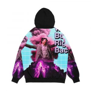Alternative view of Eric Andre Aesthetic Men's All-Over-Print Hoodie