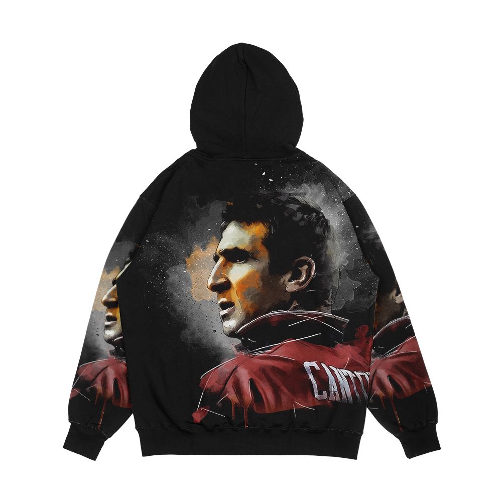 Eric Cantona Painting Men's All-Over-Print Hoodie - Image 2