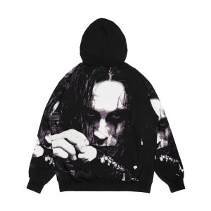 Alternative view of Eric Draven Crow Men's All-Over-Print Hoodie