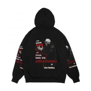 Alternative view of Eric Thomas Use Your Pain To Push You To Greatness Men's All-Over-Print Hoodie