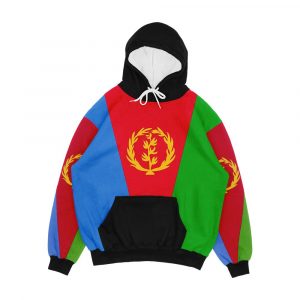 Eritrea Flag Banner Men's All-Over-Print Hoodie