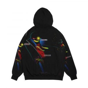 Alternative view of Error Sans Men's All-Over-Print Hoodie