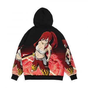 Alternative view of Erza Scarlet Men's All-Over-Print Hoodie