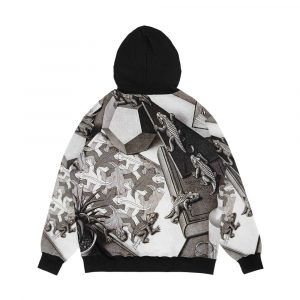 Alternative view of Escher Men's All-Over-Print Hoodie