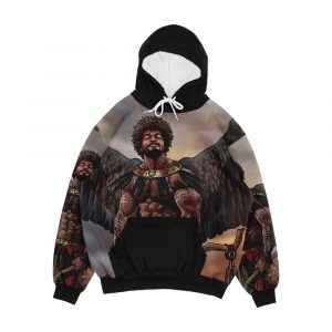 Eshu Men's All-Over-Print Hoodie