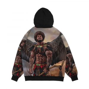 Alternative view of Eshu Men's All-Over-Print Hoodie