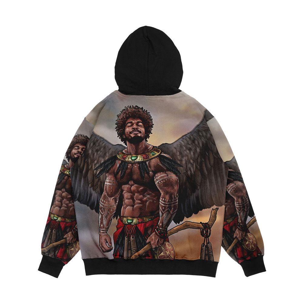 Eshu Men's All-Over-Print Hoodie - Image 2