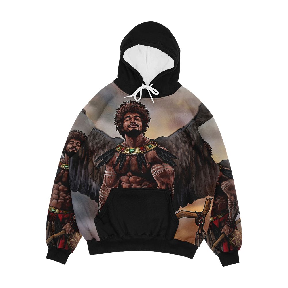 Eshu Men's All-Over-Print Hoodie