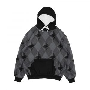 Ethereum Pattern Men's All-Over-Print Hoodie