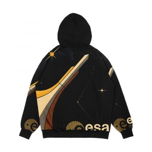 Alternative view of European Space Agency Esa Tribute Men's All-Over-Print Hoodie