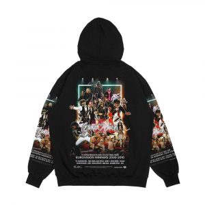 Alternative view of Eurovision Winners 2000 2010 Men's All-Over-Print Hoodie