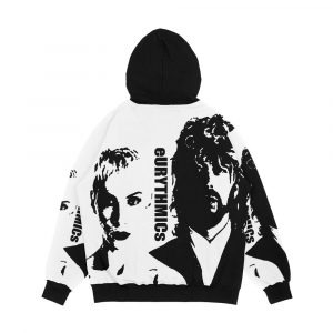 Alternative view of Eurythmics Men's All-Over-Print Hoodie