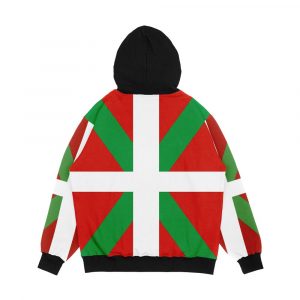 Alternative view of Euskadi Flag Men's All-Over-Print Hoodie