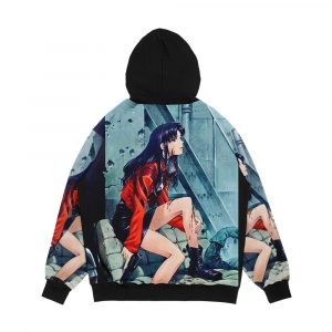 Alternative view of Eva Misato Men's All-Over-Print Hoodie