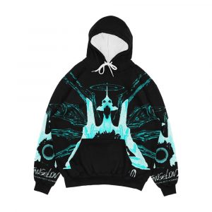 Evangelion 2 0 Eva Unit 01 Angel Logo Men's All-Over-Print Hoodie