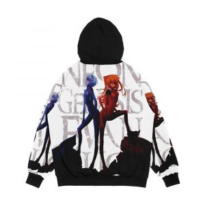 Alternative view of Evangelion Asuka And Rei Movie Ver Men's All-Over-Print Hoodie